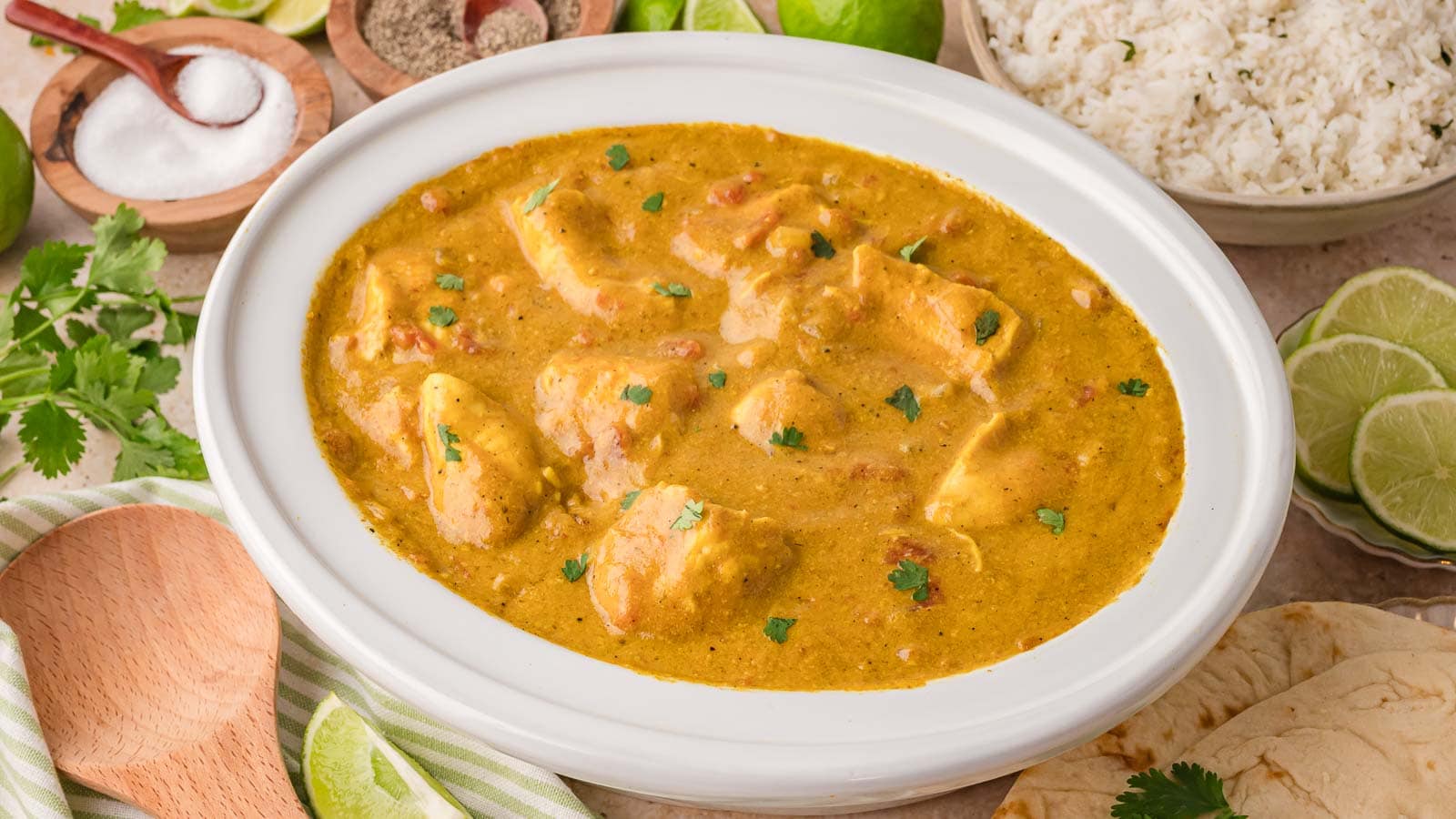 Slow Cooker Coconut Chicken Curry By Tessie's Table 