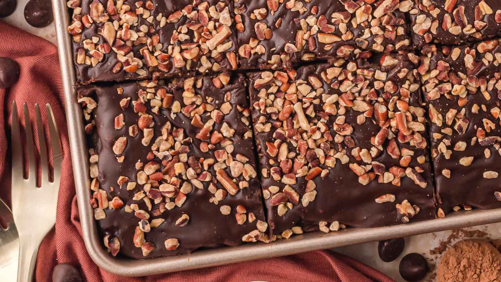 Texas Sheet Cake By Tessie's Table.