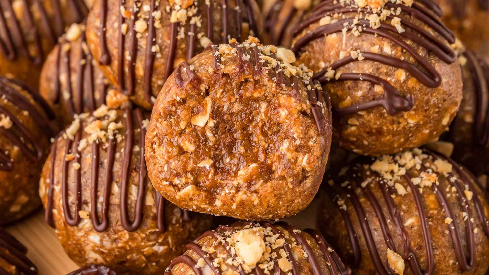 Peanut Butter Protein Balls By Tessie's Table.