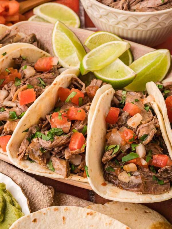 Slow Cooker Shredded Beef Tacos