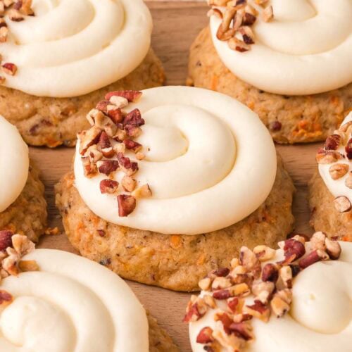 Carrot Cake Cookies By Tessies Table.