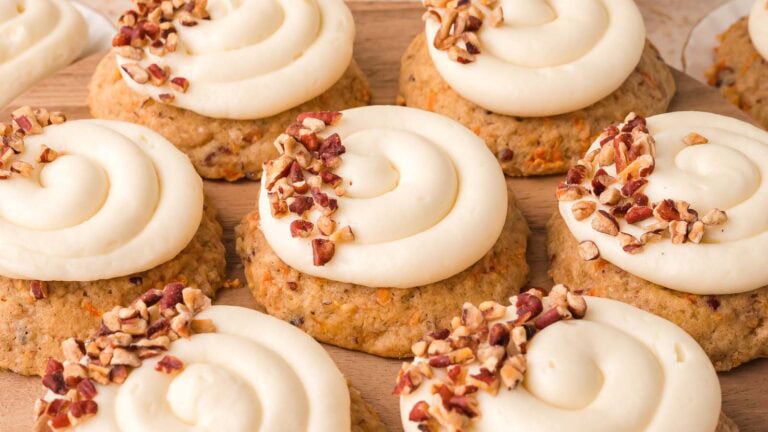Carrot Cake Cookies By Tessies Table.