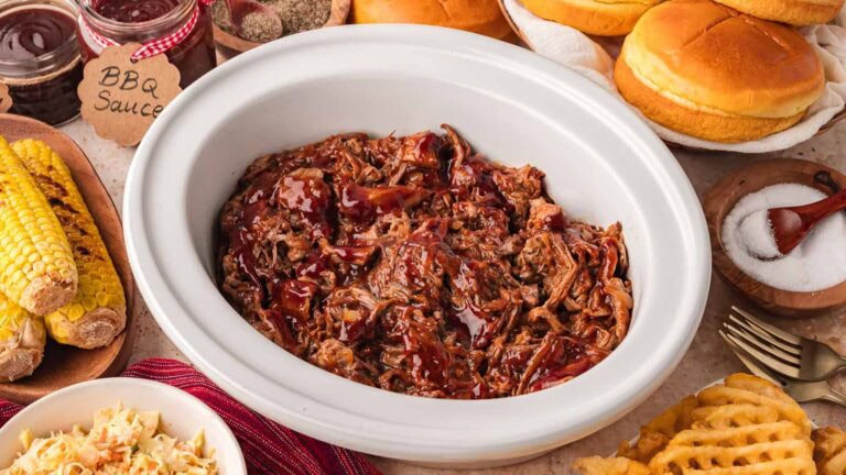 Slow Cooker BBQ Beef By Tessie's Table .