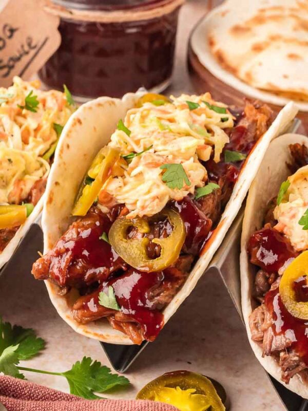 Slow Cooker BBQ Beef Tacos