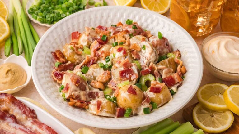 Potato Salad with Bacon By Tessies Table.