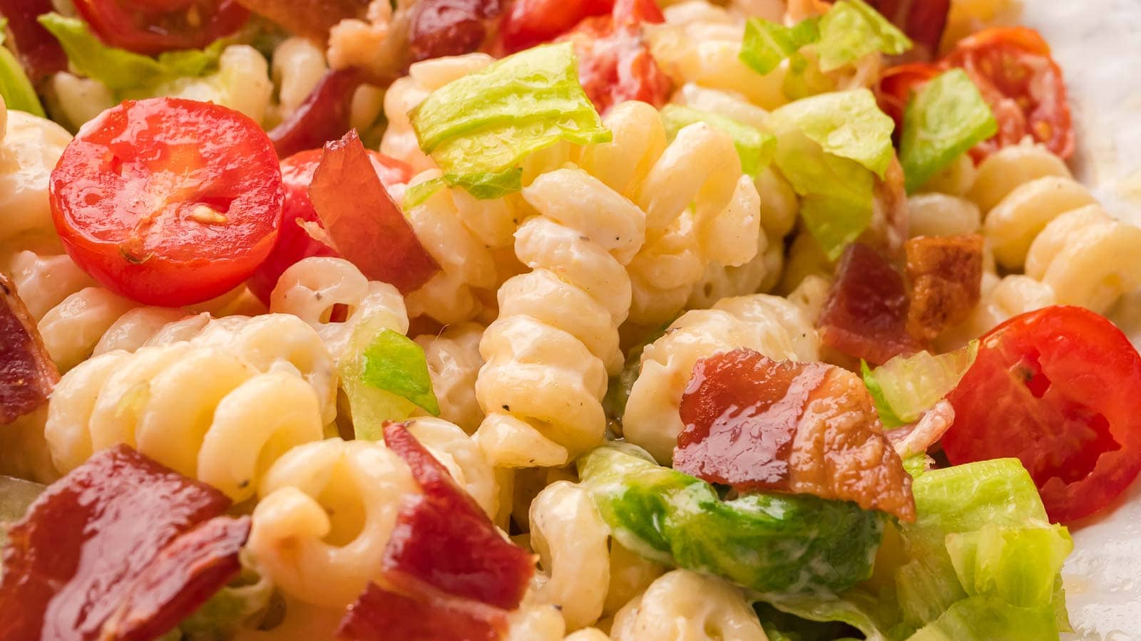 BLT Pasta Salad By Tessies Table.