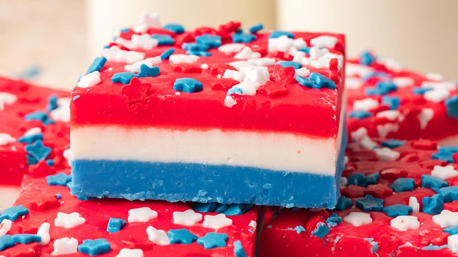 Red White And Blue Fudge By Tessies Table .