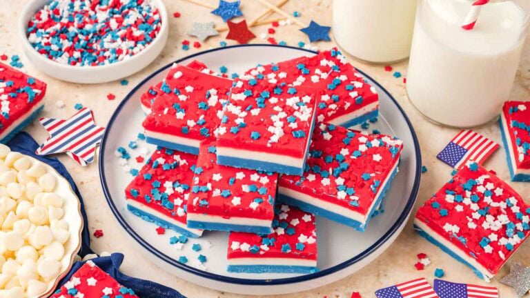 Red White And Blue Fudge By Tessies Table .
