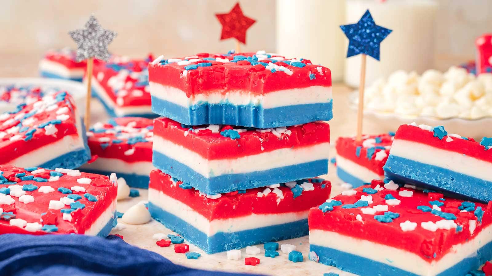 Red White And Blue Fudge By Tessies Table .