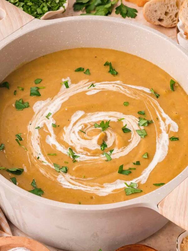 Creamy Homemade Vegetable Soup
