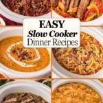 Easy slow cooker dinner recipes for busy weeknights.
