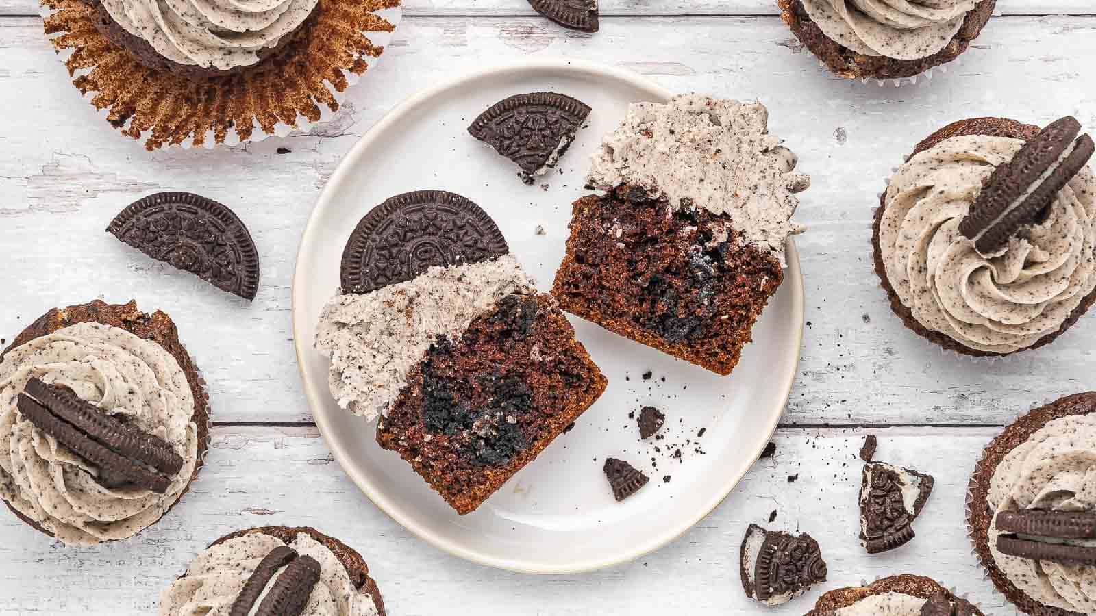 Oreo Cupcakes By Tessies Table.