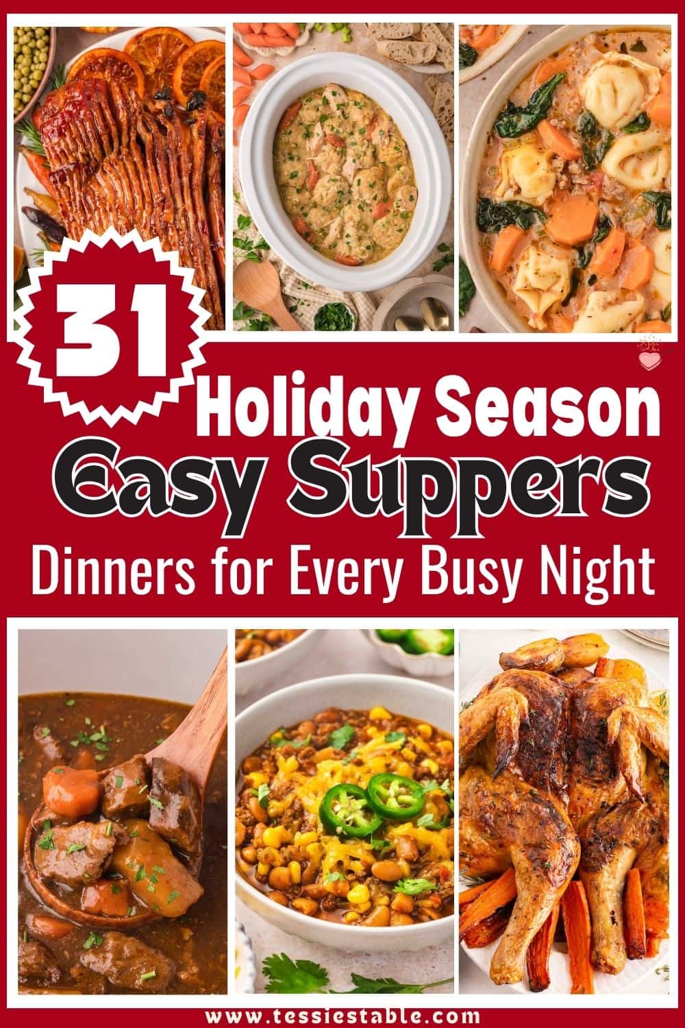 Stay Tuned for Next Month's Plan That is December sorted. A brand new meal plan lands at the start of every month, so check back in January for 31 more easy dinners to kick off the new year. Bookmark This Page to find all the meal plans, or join my email list to get them sent straight to your inbox.