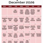 Stay Tuned for Next Month's Plan That is December sorted. A brand new meal plan lands at the start of every month, so check back in January for 31 more easy dinners to kick off the new year. Bookmark This Page to find all the meal plans, or join my email list to get them sent straight to your inbox.