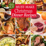 Easy Christmas Dinner Ideas recipe roundup Pinterest pin 6 by Tessie's Table.