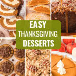 Easy Thanksgiving Desserts recipe roundup Pinterest pin 3 by Tessie's Table.
