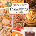 Easy Thanksgiving Desserts recipe roundup Pinterest pin 6 by Tessie's Table.