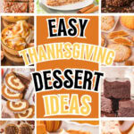 Easy Thanksgiving Desserts recipe roundup Pinterest pin 7 by Tessie's Table.