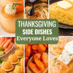 Easy Thanksgiving Side Dishes and Appetizers recipe roundup Pinterest pin 3 by Tessie's Table.