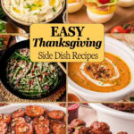 Easy Thanksgiving Side Dishes and Appetizers recipe roundup Pinterest pin 4 by Tessie's Table.